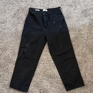 Universal Thread Black Straight Leg Jeans
